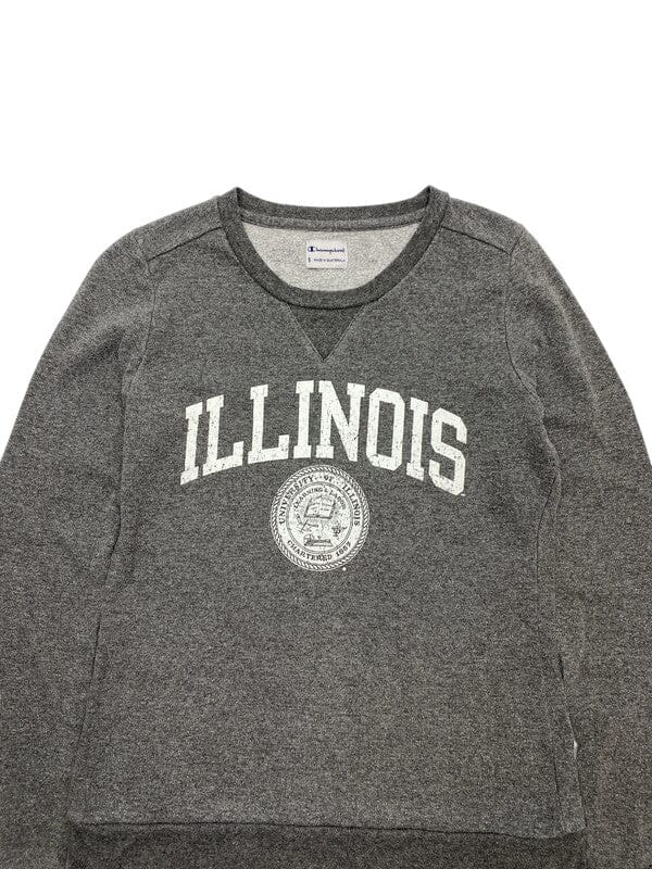 Grey Champion Print Sweatshirt Men's Small Northern Pole Vintage Wholesale 