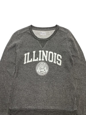 Grey Champion Print Sweatshirt Men's Small Northern Pole Vintage Wholesale 