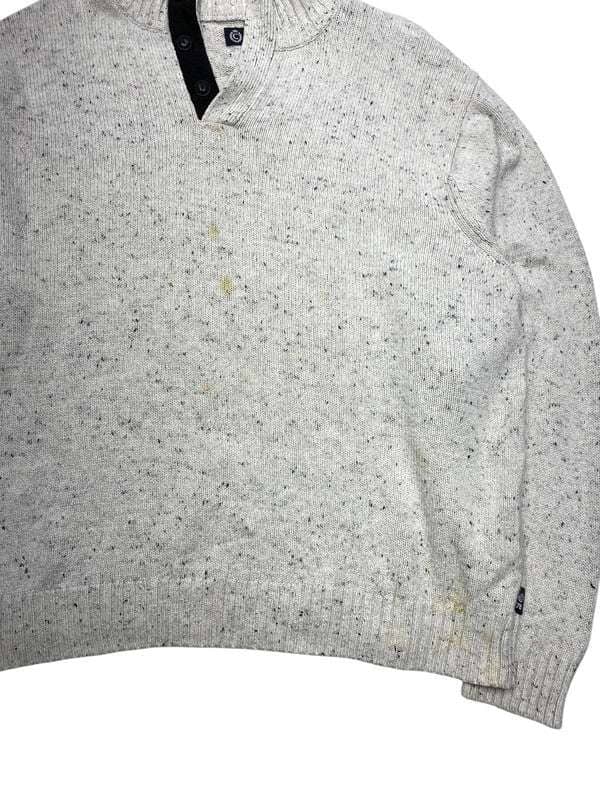Grey CHAPS Button-up Jumper Men's XL Northern Pole Vintage Wholesale 