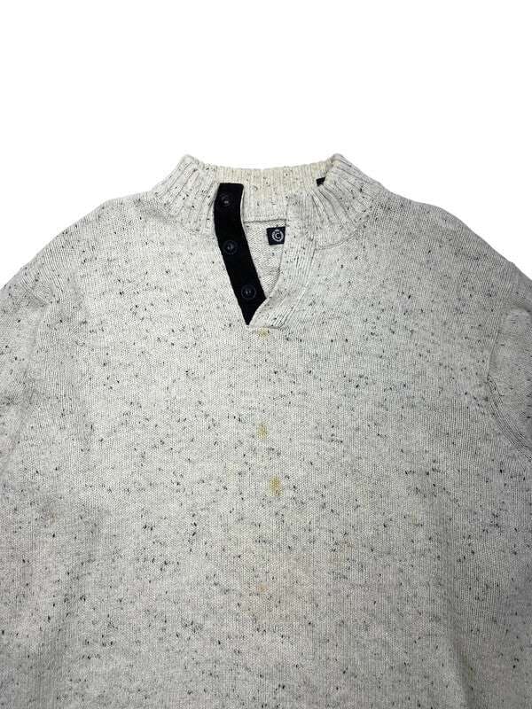 Grey CHAPS Button-up Jumper Men's XL Northern Pole Vintage Wholesale 