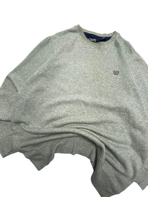 Grey CHAPS Chest Logo Sweatshirt Men's Medium Northern Pole Vintage Wholesale 