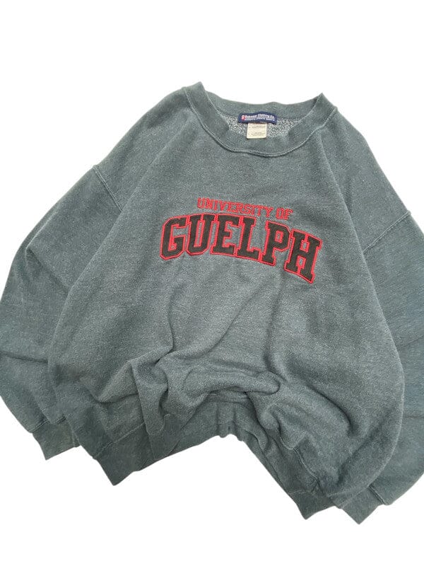 Grey Dubwear Badge Sweatshirt Men's Large Northern Pole Vintage Wholesale 