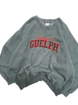 Grey Dubwear Badge Sweatshirt Men's Large Northern Pole Vintage Wholesale 