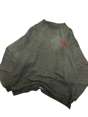 Grey embroidery sweatshirt women's xxl Northern Pole Vintage Wholesale 