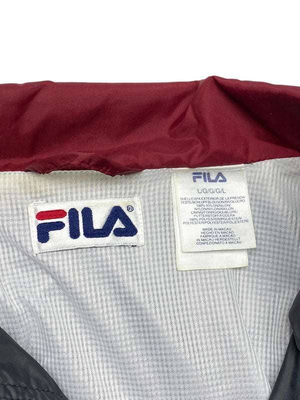 Grey FILA Windbreaker Men's XL Northern Pole Vintage Wholesale 