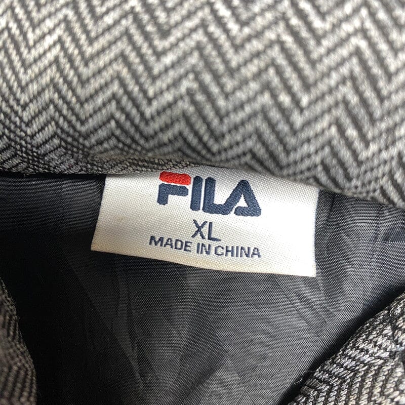 Grey FILA Windbreaker Women's XL Northern Pole Vintage Wholesale 