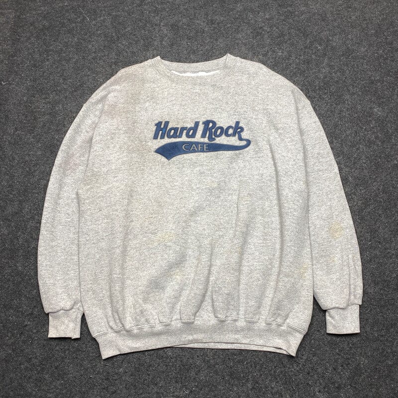 Grey Hard Rock Cafe Sweatshirt Men's XL Northern Pole Vintage Wholesale 