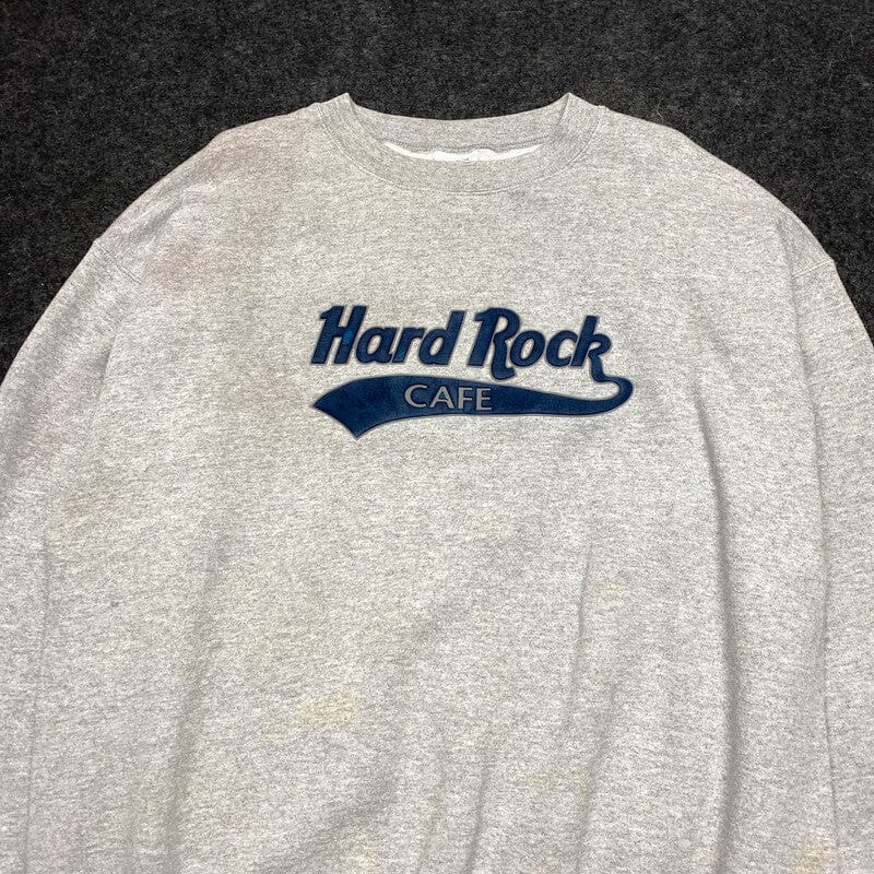 Grey Hard Rock Cafe Sweatshirt Men's XL Northern Pole Vintage Wholesale 