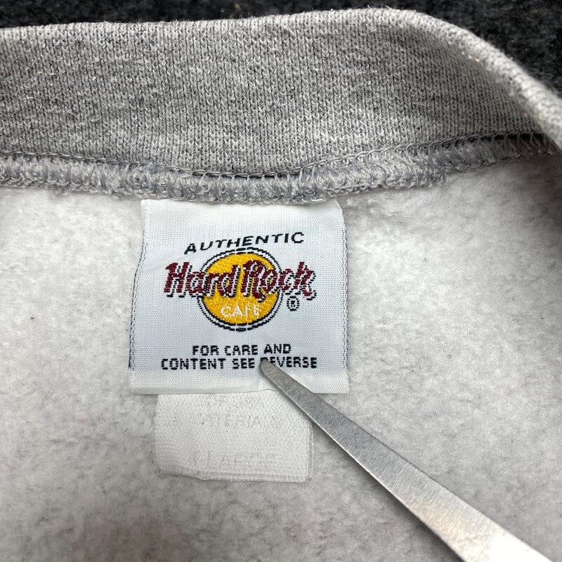 Grey Hard Rock Cafe Sweatshirt Men's XL Northern Pole Vintage Wholesale 