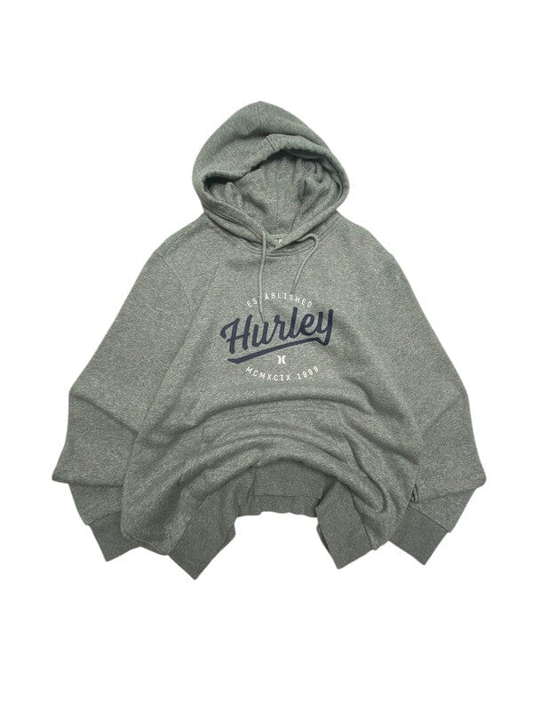 Grey Hurley Print Hoodie Men's Large Northern Pole Vintage Wholesale 