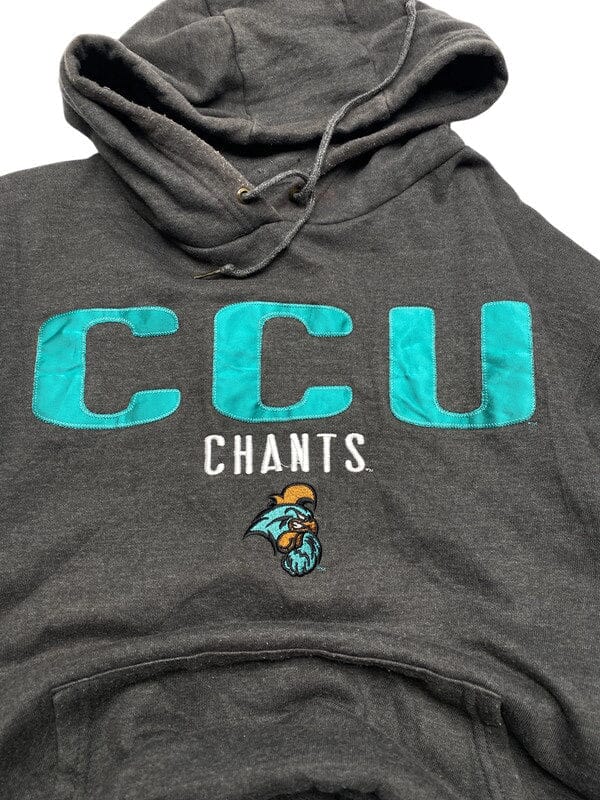 Grey Jansport Badge Hoodie Men's XL Northern Pole Vintage Wholesale 