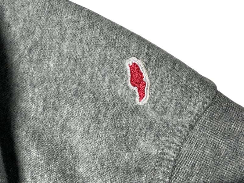 Grey League Embroidery Sweatshirt Men's Medium Northern Pole Vintage Wholesale 