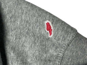 Grey League Embroidery Sweatshirt Men's Medium Northern Pole Vintage Wholesale 