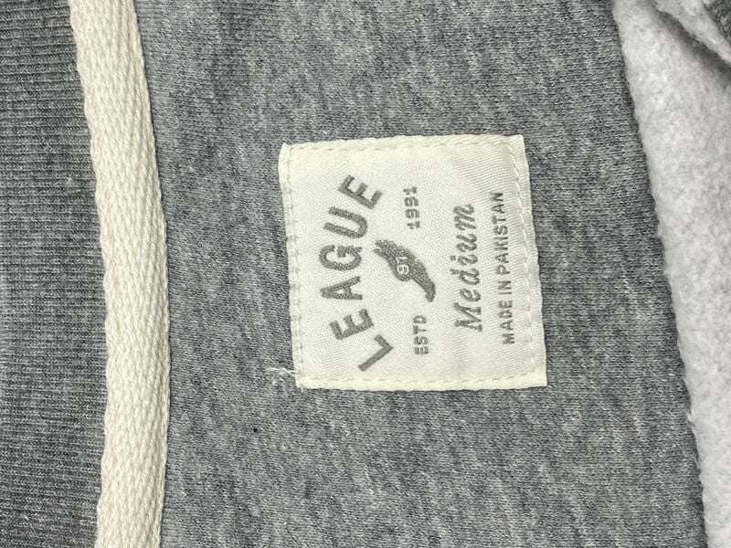 Grey League Embroidery Sweatshirt Men's Medium Northern Pole Vintage Wholesale 