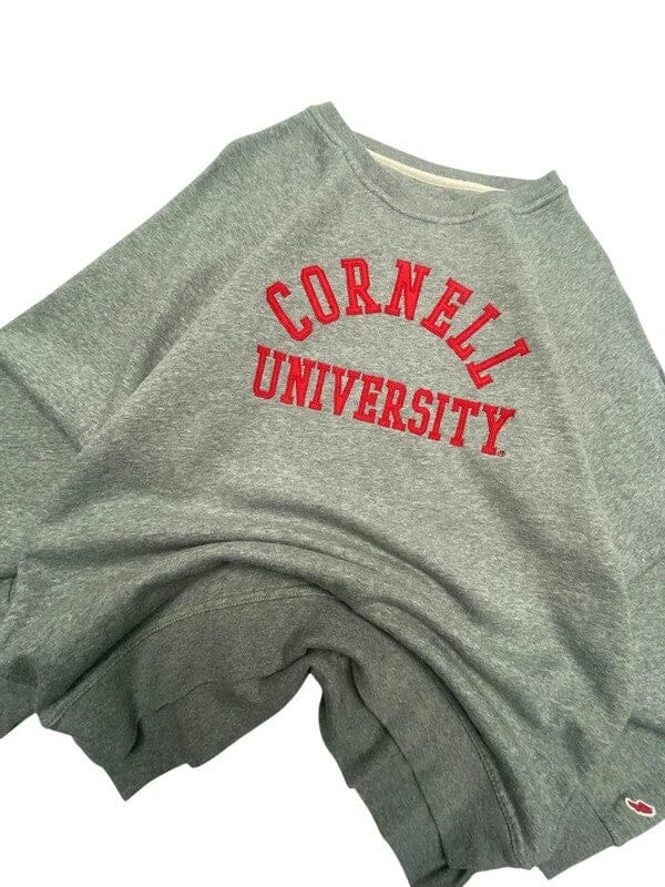 Grey League Embroidery Sweatshirt Men's Medium Northern Pole Vintage Wholesale 