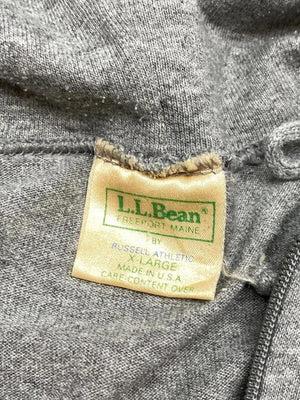 Grey l.l. bean zip-through hoodie women's xl Northern Pole Vintage Wholesale 