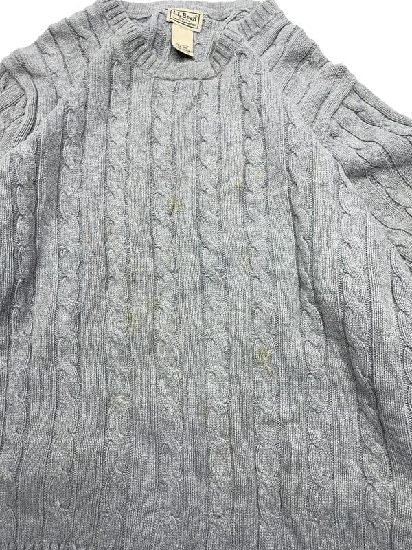 Grey L.L.Bean Knitwear Sweater Men's XXL Northern Pole Vintage Wholesale 