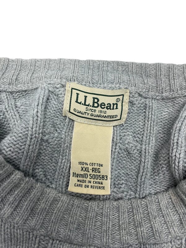 Grey L.L.Bean Knitwear Sweater Men's XXL Northern Pole Vintage Wholesale 