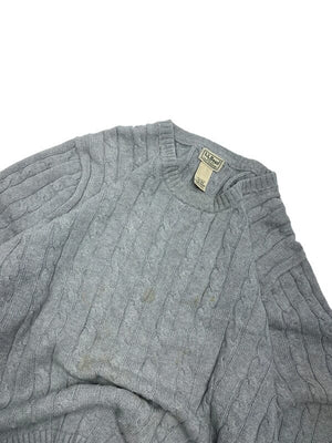 Grey L.L.Bean Knitwear Sweater Men's XXL Northern Pole Vintage Wholesale 