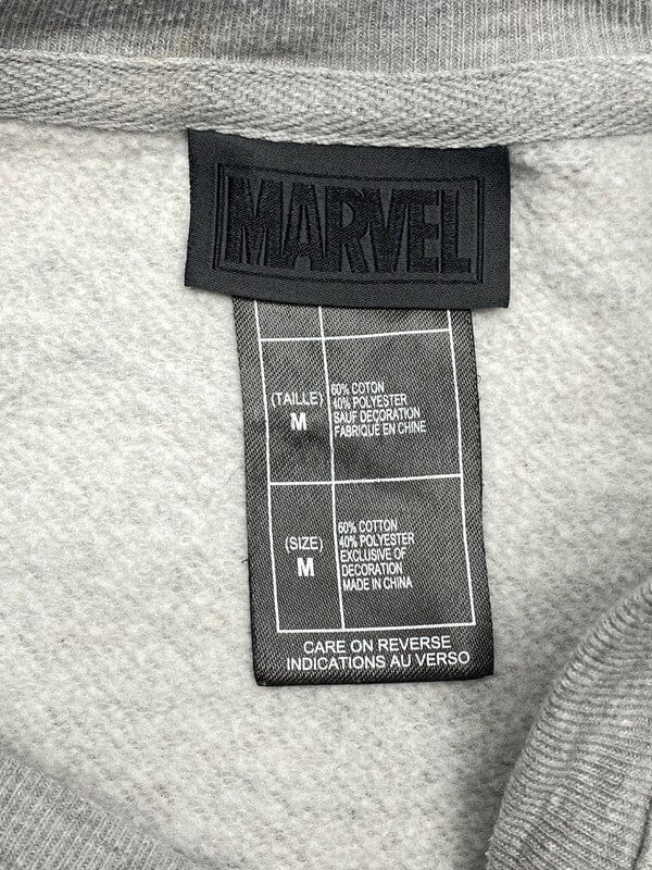Grey Marvel Stark Industries Sweatshirt Men's Medium Northern Pole Vintage Wholesale 