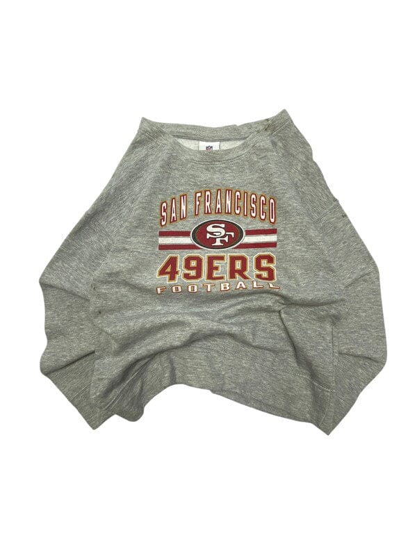 Grey NFL 49ers Sweatshirt Women's XL Northern Pole Vintage Wholesale 