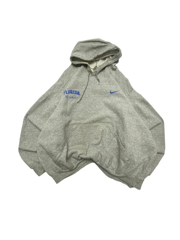 Grey Nike Embroidery Hoodie Men's XL Northern Pole Vintage Wholesale 