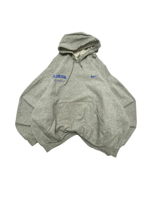 Grey Nike Embroidery Hoodie Men's XL Northern Pole Vintage Wholesale 