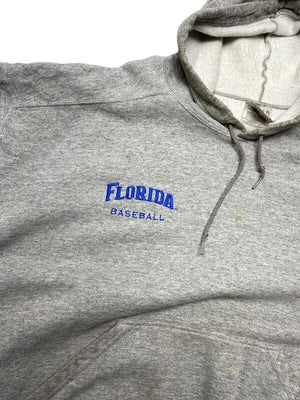 Grey Nike Embroidery Hoodie Men's XL Northern Pole Vintage Wholesale 