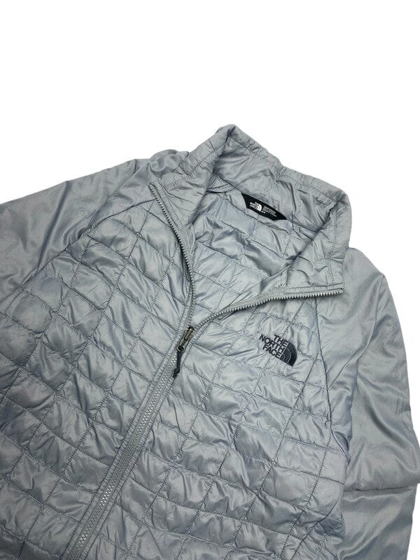 Grey North Face Quilted Jacket Men's medium Northern Pole Vintage Wholesale 