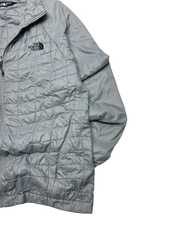 Grey North Face Quilted Jacket Men's medium Northern Pole Vintage Wholesale 
