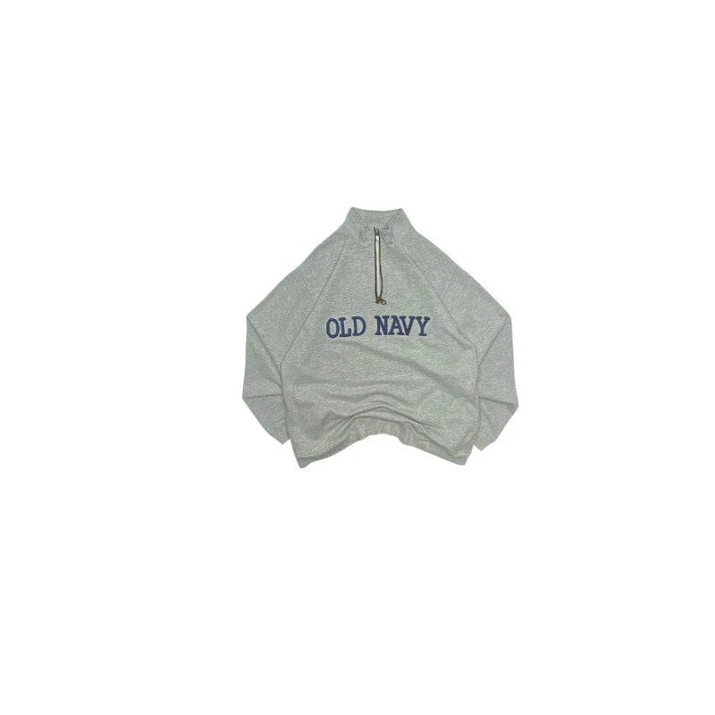 Grey Old Navy Quarter zip Men's Large Northern Pole Vintage Wholesale 