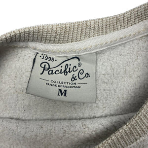 Grey Pacific & Co Sweater Men's Medium Northern Pole Vintage Wholesale 