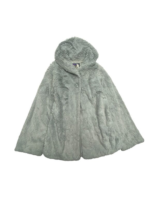 Grey Patagonia Poncho Girl's Medium Northern Pole Vintage Wholesale 