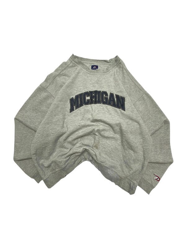 Grey pro player badge sweatshirt men's xl Northern Pole Vintage Wholesale 