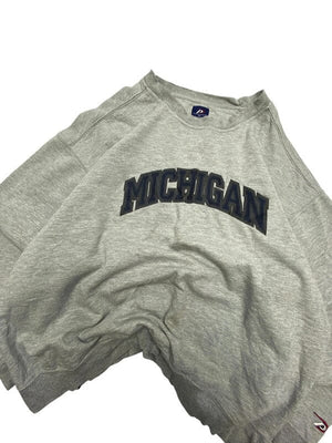 Grey pro player badge sweatshirt men's xl Northern Pole Vintage Wholesale 