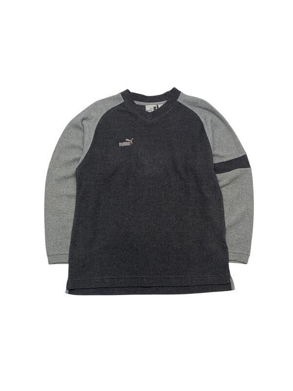 Grey Puma V-neck Fleece Men's Small Northern Pole Vintage Wholesale 