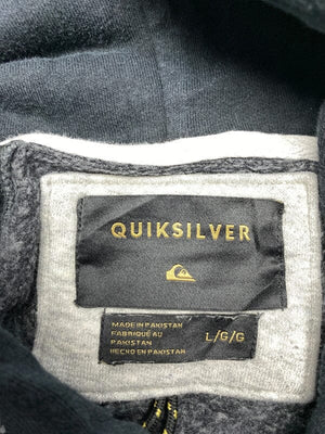Grey Quiksilver Hoodie Men's Large Northern Pole Vintage Wholesale 