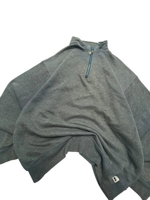 Grey Russell Athletic Half-zip Sweatshirt Men's XL Northern Pole Vintage Wholesale 