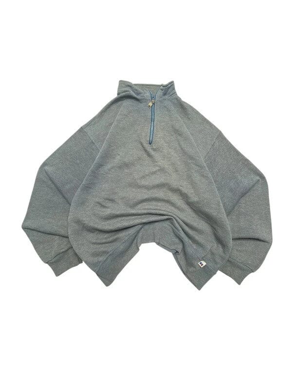 Grey Russell Athletic Half-zip Sweatshirt Men's XL Northern Pole Vintage Wholesale 