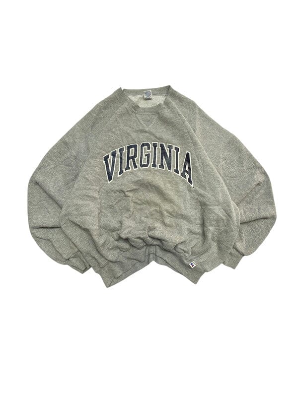 Grey Russell Athletic Print Sweatshirt Men's XXL Northern Pole Vintage Wholesale 