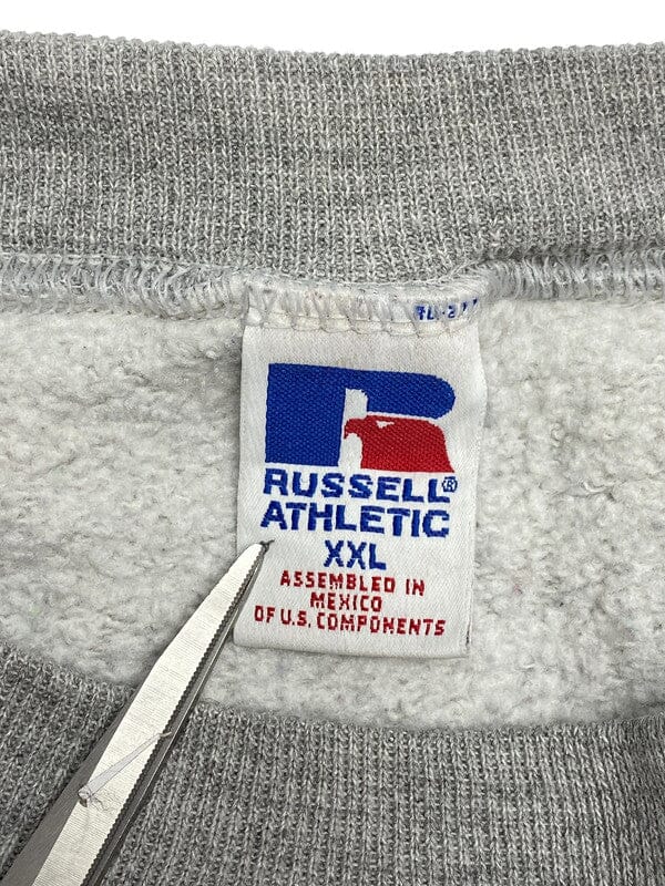 Grey Russell Athletic Print Sweatshirt Men's XXL Northern Pole Vintage Wholesale 