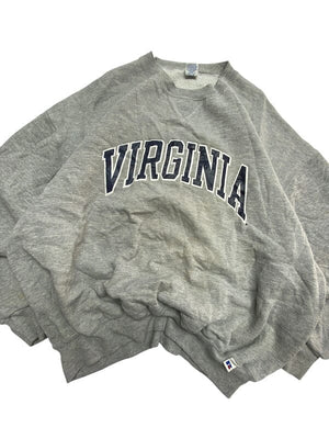 Grey Russell Athletic Print Sweatshirt Men's XXL Northern Pole Vintage Wholesale 