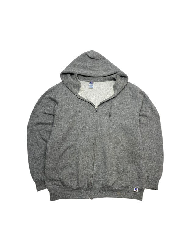 Grey Russell Athletic Zip-through Hoodie Men's XL Northern Pole Vintage Wholesale 