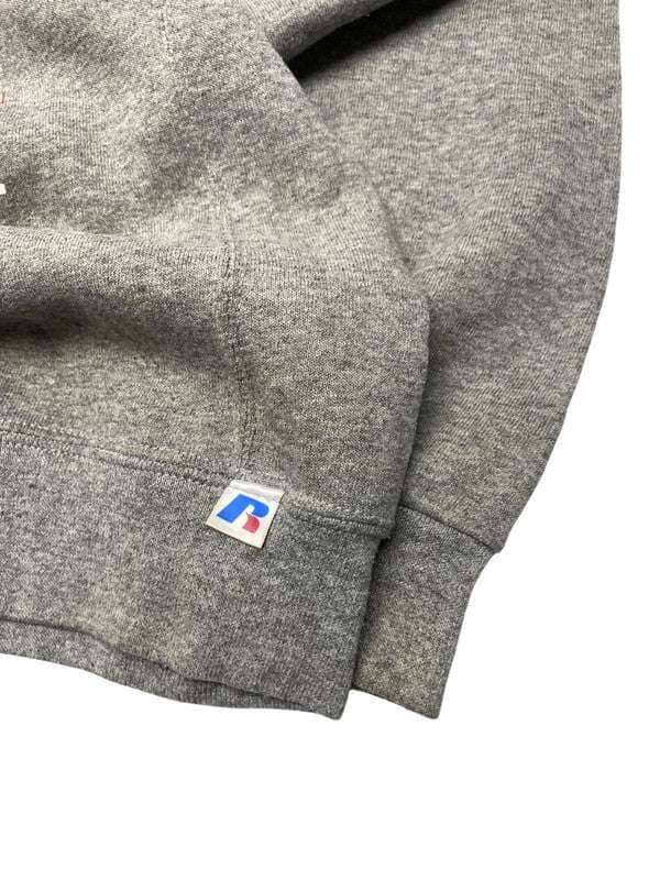 Grey Russell Badge Sweatshirt Men's Small Northern Pole Vintage Wholesale 