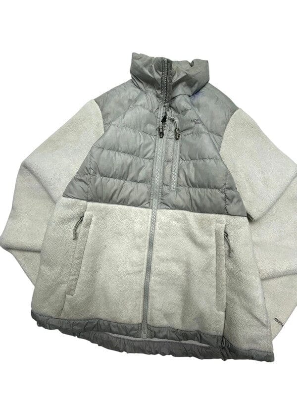 Grey The North Face 550 Puffer Jacket Women's Small Northern Pole Vintage Wholesale 