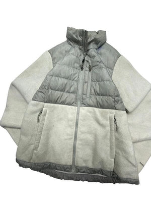 Grey The North Face 550 Puffer Jacket Women's Small Northern Pole Vintage Wholesale 