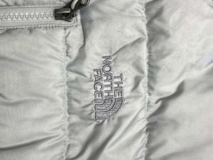 Grey The North Face 550 Puffer Jacket Women's Small Northern Pole Vintage Wholesale 