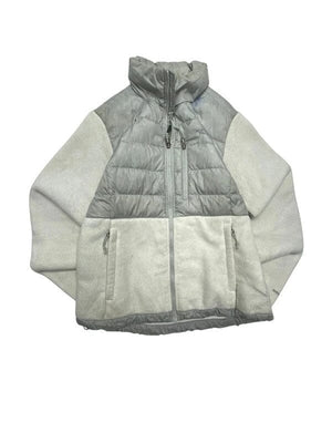 Grey The North Face 550 Puffer Jacket Women's Small Northern Pole Vintage Wholesale 