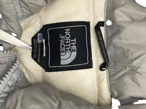 Grey The North Face 550 Puffer Jacket Women's Small Northern Pole Vintage Wholesale 