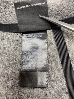 Grey The North Face Fleece Jacket Men's XS Northern Pole Vintage Wholesale 